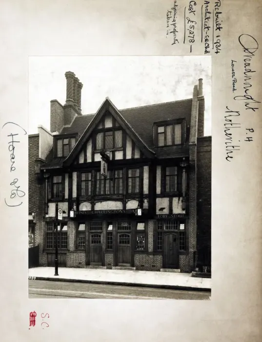 Framed Print : Photograph of Dreadnought PH, Deptford, London Framed Print : Photograph of Dreadnought PH, Deptford, London