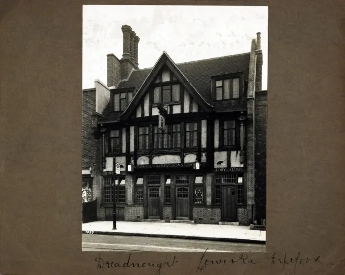 Framed Print : Photograph of Dreadnought PH, Deptford, London Framed Print : Photograph of Dreadnought PH, Deptford, London