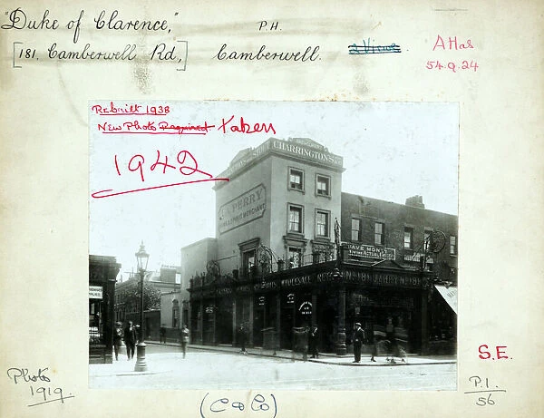 Photograph of Duke Of Clarence PH, Camberwell (Old), London