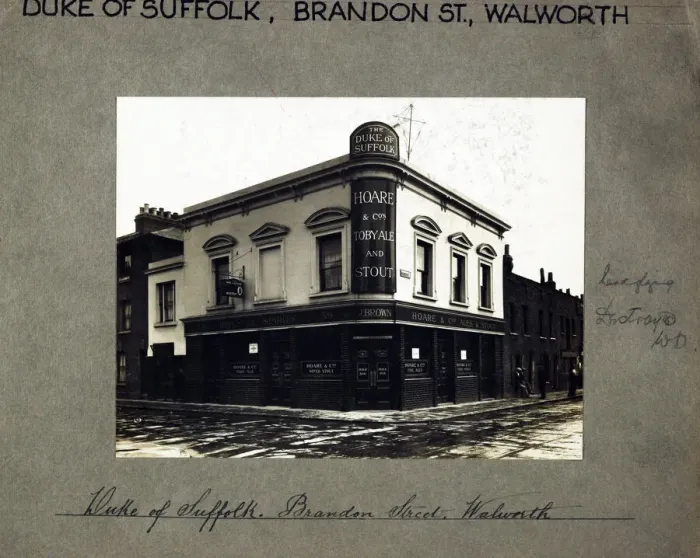 Framed Print : Photograph of Duke Of Suffolk PH, Walworth, London