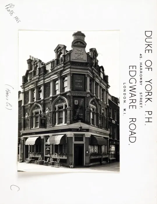 Framed Print : Photograph of Duke Of York PH, Edgware Road, London Framed Print : Photograph of Duke Of York PH, Edgware Road, London