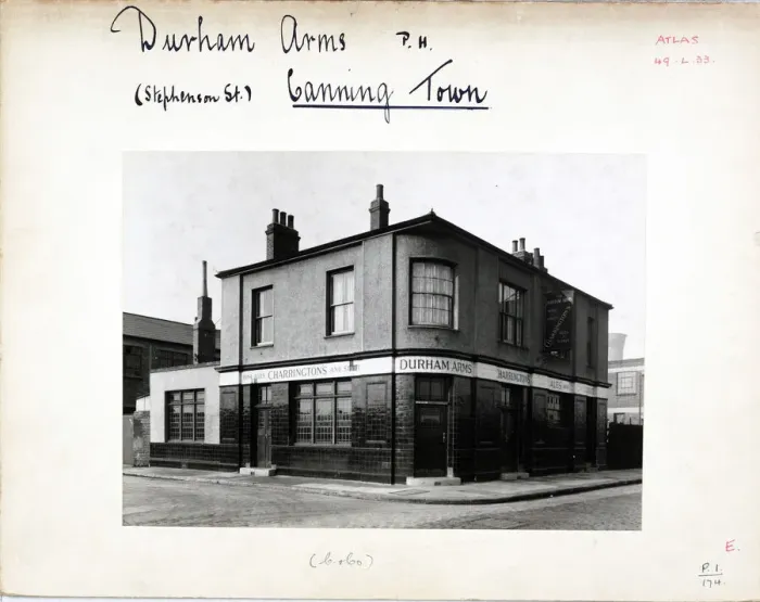 Framed Print : Photograph of Durham Arms, Canning Town, London Framed Print : Photograph of Durham Arms, Canning Town, London