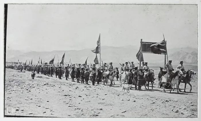 Framed Print : Photograph from a fascinating album which reveals new details on a little-known campaign in which a British military force brushed aside Tibetan defences to capture Lhasa, in 1904 Framed Print : Photograph from a fascinating album which reveals new details on a little-known campaign in which a British military force brushed aside Tibetan defences to capture Lhasa, in 1904