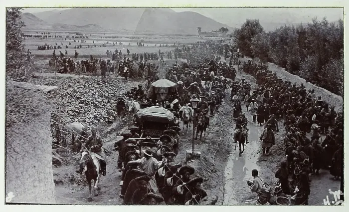 Framed Print : Photograph from a fascinating album which reveals new details on a little-known campaign in which a British military force brushed aside Tibetan defences to capture Lhasa, in 1904 Framed Print : Photograph from a fascinating album which reveals new details on a little-known campaign in which a British military force brushed aside Tibetan defences to capture Lhasa, in 1904