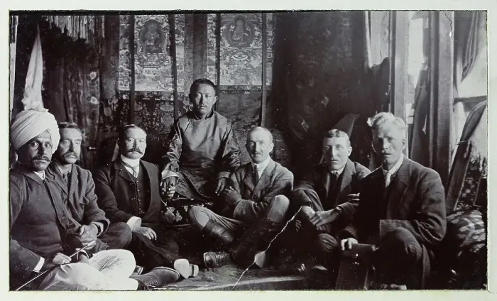 Framed Print : Photograph from a fascinating album which reveals new details on a little-known campaign in which a British military force brushed aside Tibetan defences to capture Lhasa, in 1904 Framed Print : Photograph from a fascinating album which reveals new details on a little-known campaign in which a British military force brushed aside Tibetan defences to capture Lhasa, in 1904