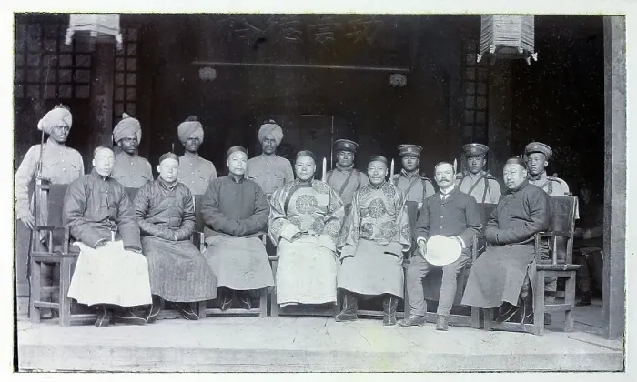 Framed Print : Photograph from a fascinating album which reveals new details on a little-known campaign in which a British military force brushed aside Tibetan defences to capture Lhasa, in 1904 Framed Print : Photograph from a fascinating album which reveals new details on a little-known campaign in which a British military force brushed aside Tibetan defences to capture Lhasa, in 1904