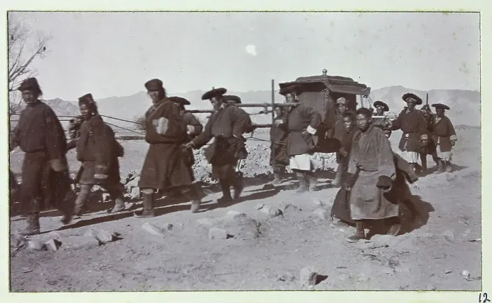 Framed Print : Photograph from a fascinating album which reveals new details on a little-known campaign in which a British military force brushed aside Tibetan defences to capture Lhasa, in 1904 Framed Print : Photograph from a fascinating album which reveals new details on a little-known campaign in which a British military force brushed aside Tibetan defences to capture Lhasa, in 1904