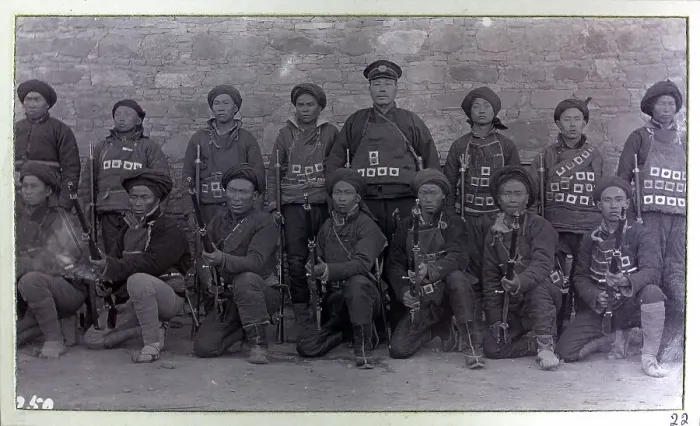 Framed Print : Photograph from a fascinating album which reveals new details on a little-known campaign in which a British military force brushed aside Tibetan defences to capture Lhasa, in 1904 Framed Print : Photograph from a fascinating album which reveals new details on a little-known campaign in which a British military force brushed aside Tibetan defences to capture Lhasa, in 1904