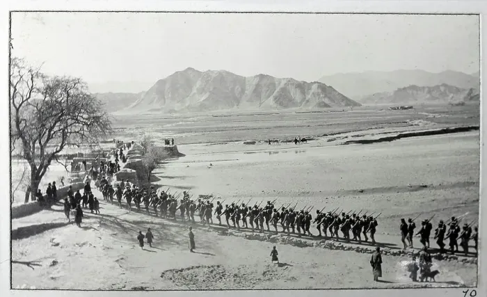 Framed Print : Photograph from a fascinating album which reveals new details on a little-known campaign in which a British military force brushed aside Tibetan defences to capture Lhasa, in 1904 Framed Print : Photograph from a fascinating album which reveals new details on a little-known campaign in which a British military force brushed aside Tibetan defences to capture Lhasa, in 1904