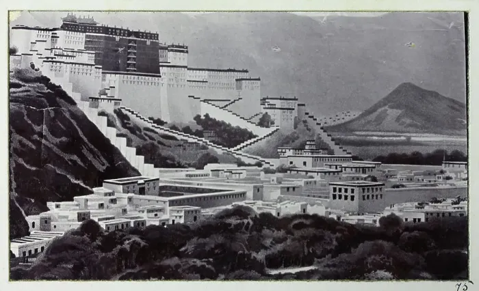 Framed Print : Photograph from a fascinating album which reveals new details on a little-known campaign in which a British military force brushed aside Tibetan defences to capture Lhasa, in 1904 Framed Print : Photograph from a fascinating album which reveals new details on a little-known campaign in which a British military force brushed aside Tibetan defences to capture Lhasa, in 1904