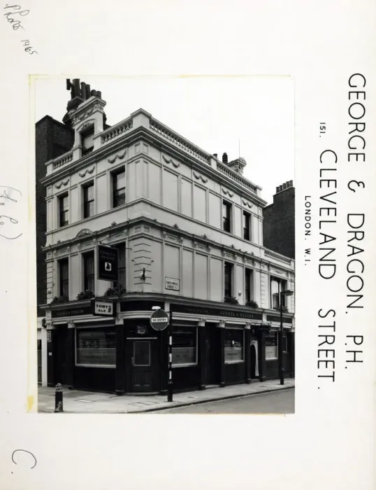 Framed Print : Photograph of George & Dragon PH, Fitzrovia, London Framed Print : Photograph of George & Dragon PH, Fitzrovia, London