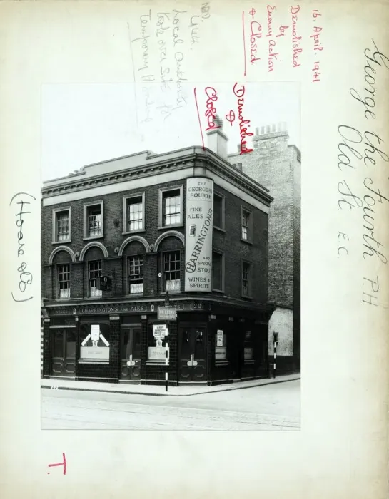 Framed Print : Photograph of George The Fourth PH, City Road, London Framed Print : Photograph of George The Fourth PH, City Road, London
