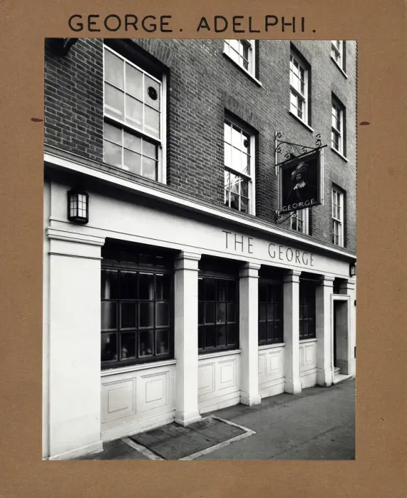 Framed Print : Photograph of George PH, Adelphi, London Framed Print : Photograph of George PH, Adelphi, London