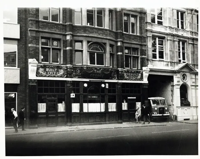 Framed Print : Photograph of George PH, Fenchurch Street, London Framed Print : Photograph of George PH, Fenchurch Street, London