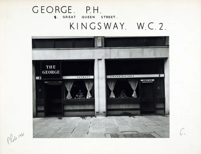 Framed Print : Photograph of George PH, Holborn (New), London Framed Print : Photograph of George PH, Holborn (New), London