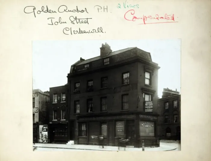 Framed Print : Photograph of Golden Anchor PH, Clerkenwell, London Framed Print : Photograph of Golden Anchor PH, Clerkenwell, London