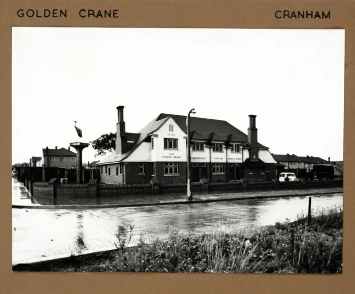 Framed Print : Photograph of Golden Crane PH, Cranham, Essex Framed Print : Photograph of Golden Crane PH, Cranham, Essex
