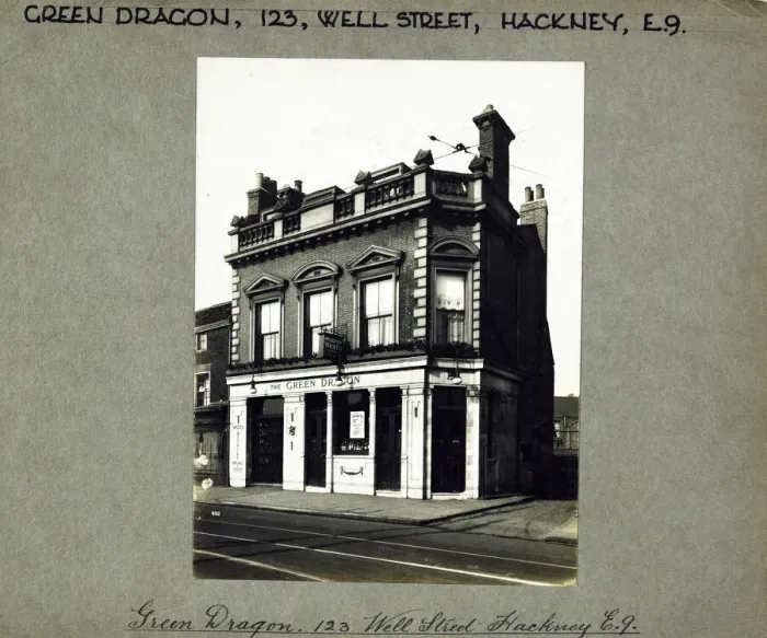 Framed Print : Photograph of Green Dragon PH, Hackney, London Framed Print : Photograph of Green Dragon PH, Hackney, London