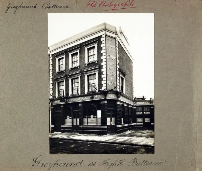 Framed Print : Photograph of Greyhound PH, Battersea, London Framed Print : Photograph of Greyhound PH, Battersea, London