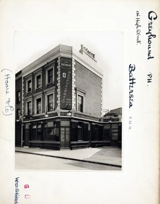 Framed Print : Photograph of Greyhound PH, Battersea, London Framed Print : Photograph of Greyhound PH, Battersea, London