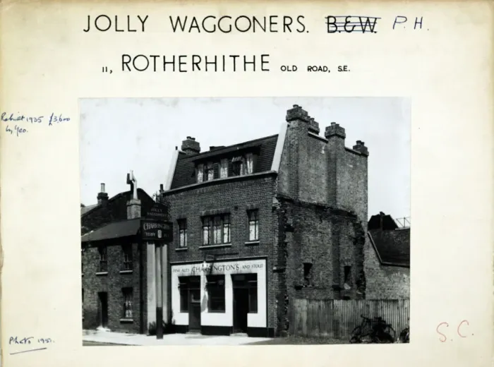 Framed Print : Photograph of Jolly Waggoners PH, Rotherhithe (New), London Framed Print : Photograph of Jolly Waggoners PH, Rotherhithe (New), London