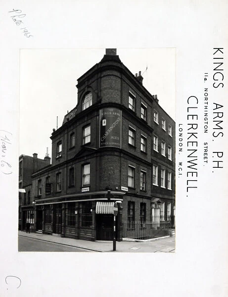 Photograph of Kings Arms, Clerkenwell, London