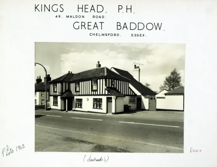 Framed Print : Photograph of Kings Head PH, Great Baddow, Essex Framed Print : Photograph of Kings Head PH, Great Baddow, Essex