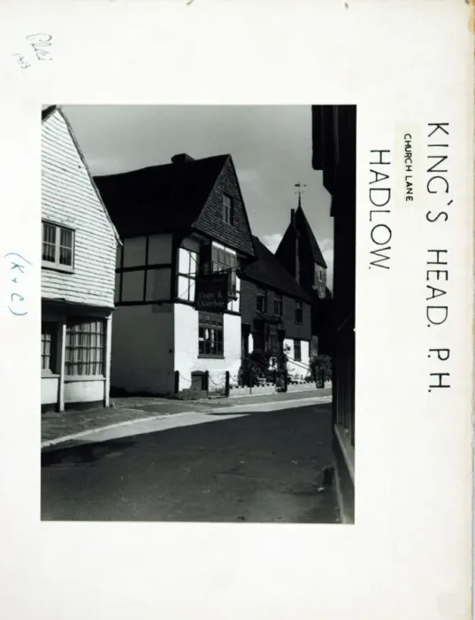 Framed Print : Photograph of Kings Head PH, Hadlow, Kent Framed Print : Photograph of Kings Head PH, Hadlow, Kent