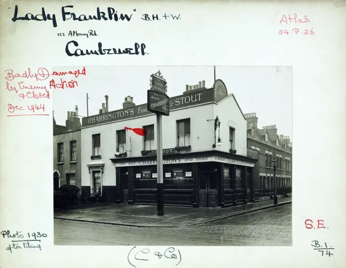 Framed Print : Photograph of Lady Franklin PH, Camberwell, London Framed Print : Photograph of Lady Franklin PH, Camberwell, London