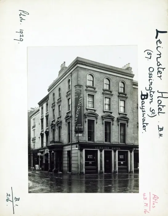 Framed Print : Photograph of Leinster Hotel, Bayswater, London Framed Print : Photograph of Leinster Hotel, Bayswater, London