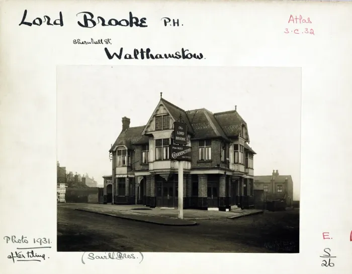 Framed Print : Photograph of Lord Brooke PH, Walthamstow, London Framed Print : Photograph of Lord Brooke PH, Walthamstow, London