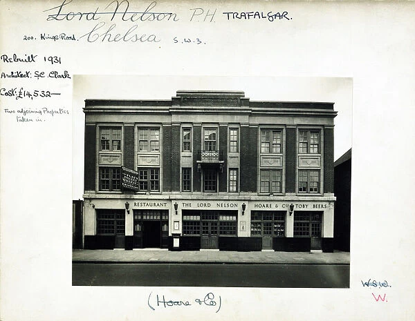 Photograph of Lord Nelson PH, Chelsea, London