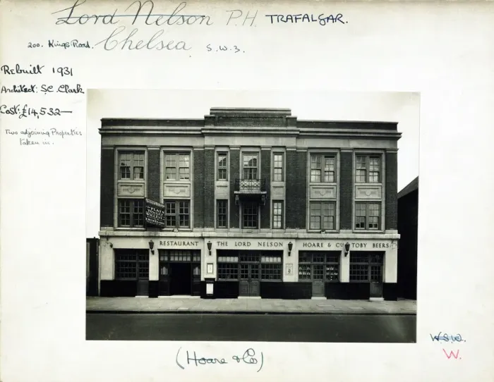 Framed Print : Photograph of Lord Nelson PH, Chelsea, London Framed Print : Photograph of Lord Nelson PH, Chelsea, London