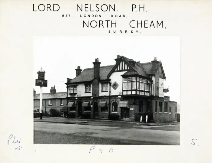 Framed Print : Photograph of Lord Nelson PH, North Cheam, Greater London Framed Print : Photograph of Lord Nelson PH, North Cheam, Greater London