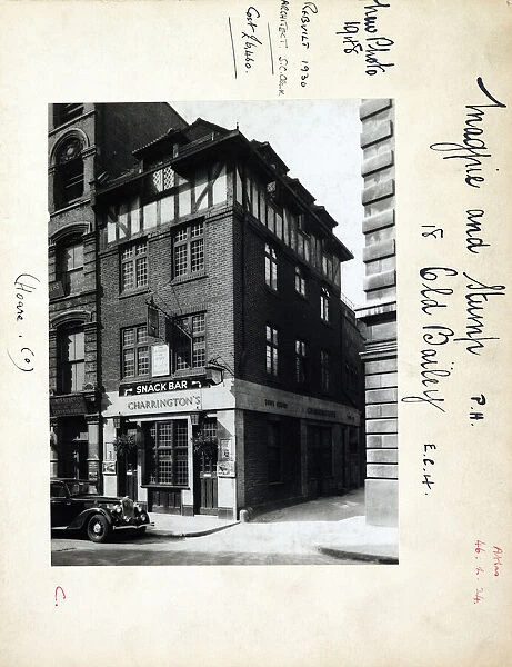Photograph of Magpie & Stump PH, Old Bailey, London