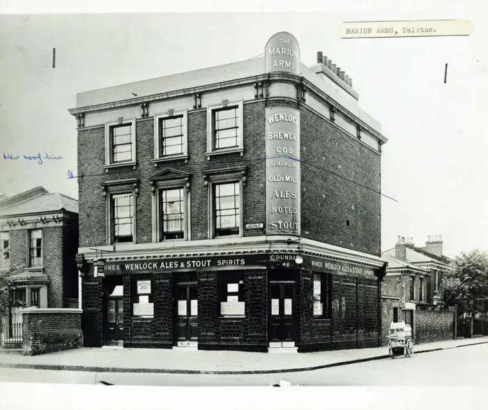 Framed Print : Photograph of Marion Arms, Dalston, London Framed Print : Photograph of Marion Arms, Dalston, London