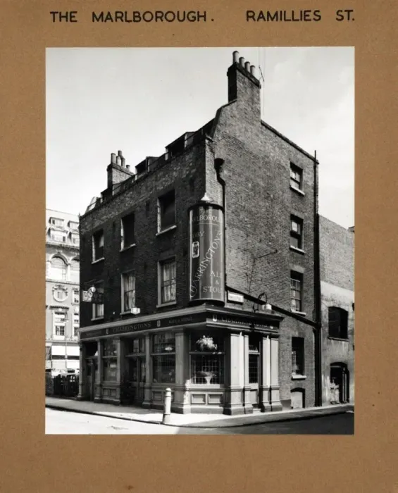 Framed Print : Photograph of Marlborough PH, Soho, London Framed Print : Photograph of Marlborough PH, Soho, London