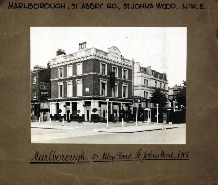 Framed Print : Photograph of Marlborough Tavern, St Johns Wood, London Framed Print : Photograph of Marlborough Tavern, St Johns Wood, London