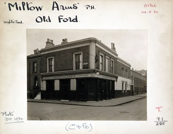 Framed Print : Photograph of Milton Arms, Old Ford, London Framed Print : Photograph of Milton Arms, Old Ford, London