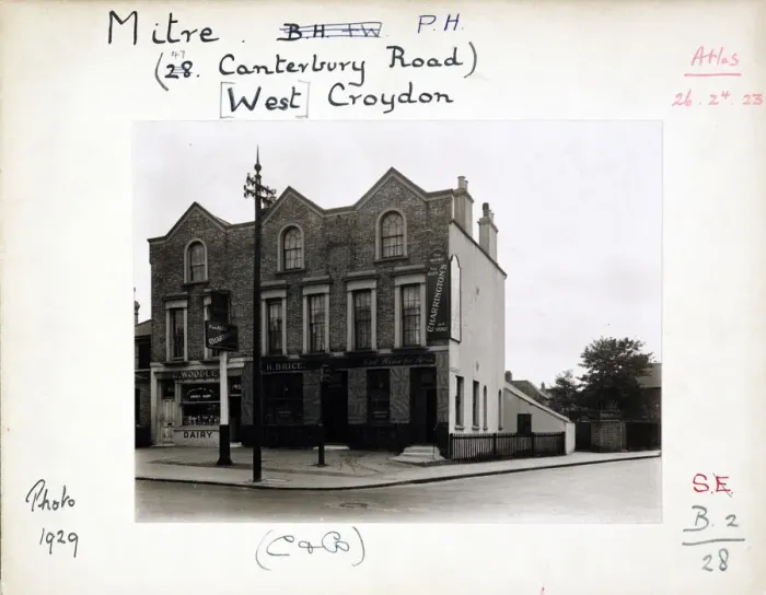 Framed Print : Photograph of Mitre PH, Croydon, Surrey Framed Print : Photograph of Mitre PH, Croydon, Surrey