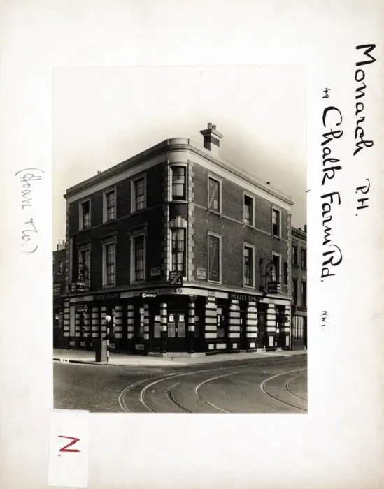 Framed Print : Photograph of Monarch PH, Chalk Farm, London Framed Print : Photograph of Monarch PH, Chalk Farm, London