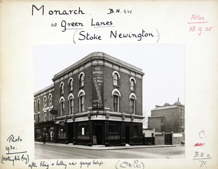 Framed Print : Photograph of Monarch PH, Green Lanes, London Framed Print : Photograph of Monarch PH, Green Lanes, London