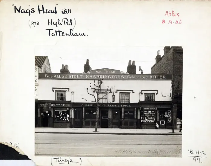 Framed Print : Photograph of Nags Head PH, Tottenham (Old), London Framed Print : Photograph of Nags Head PH, Tottenham (Old), London