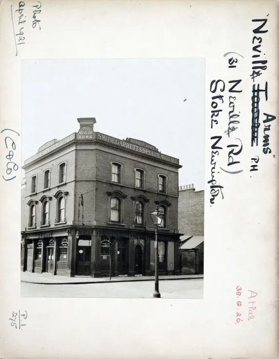Framed Print : Photograph of Nevill Arms, Stoke Newington, London