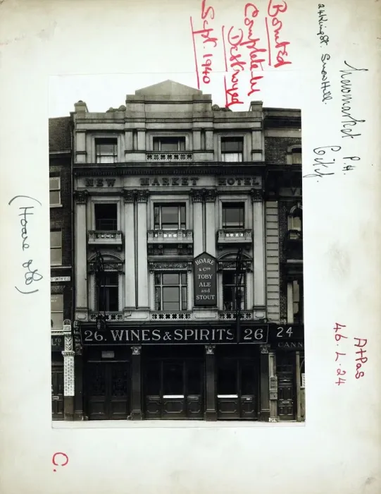 Framed Print : Photograph of Newmarket PH, City (Old), London Framed Print : Photograph of Newmarket PH, City (Old), London