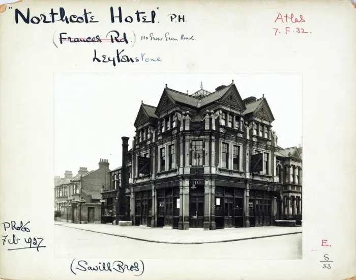 Framed Print : Photograph of Northcote Hotel, Leytonstone, London Framed Print : Photograph of Northcote Hotel, Leytonstone, London