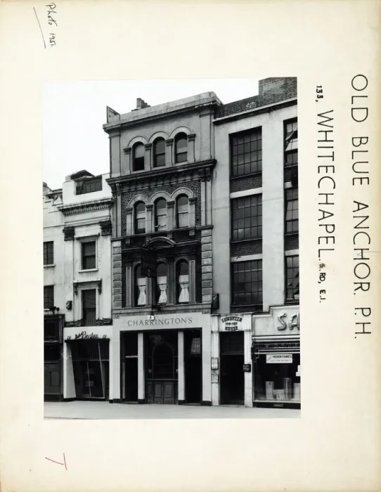 Framed Print : Photograph of Old Blue Anchor PH, Whitechapel, London Framed Print : Photograph of Old Blue Anchor PH, Whitechapel, London