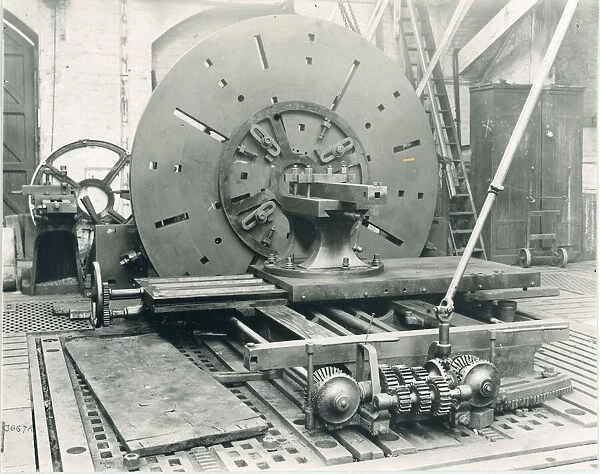 Photograph of Old Face Plate Lathe