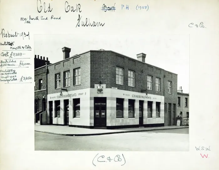 Framed Print : Photograph of Old Oak PH, Fulham (New), London Framed Print : Photograph of Old Oak PH, Fulham (New), London
