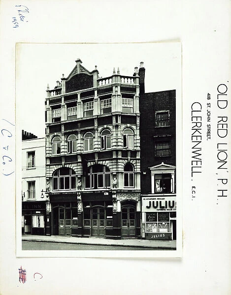 Photograph of Old Red Lion PH, Clerkenwell, London